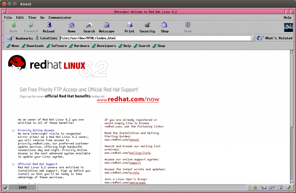 linuxstory-3.16-red-hat-6.2-zoot-Netscape